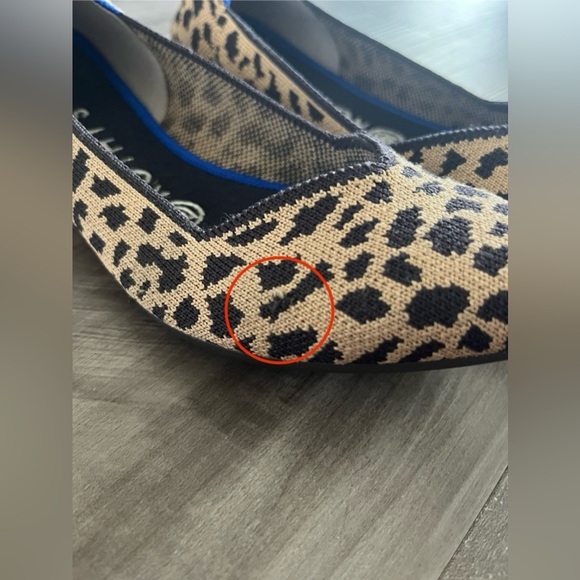 Rothy’s leopard print pointed flats Size 7 - Picture 6 of 7